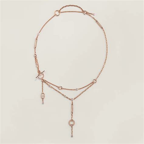 hermes chaine d'ancre necklace silver|chaine d'ancre lariat 18k.